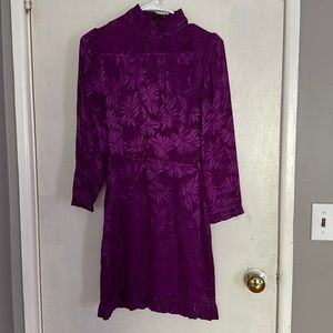 Adelyn Rae Purple Printed Mini Dress